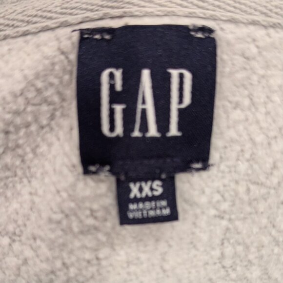 Gap VintageSoft Full-Zip Wedge Hoodie (Gray) - Picture 10 of 15